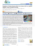 Cover page of Evaluation of Smoke Exposure Risk from January 2025 Los Angeles Wildfires Using Crowdsourced Data