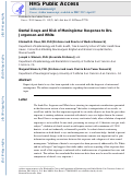 Cover page: Dental x‐rays and risk of meningioma: Response to Drs. Calnon, Jorgensen, and White