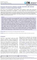 Cover page of Astrovirus and norovirus infections and their association with diarrheal symptoms in immunocompromised children