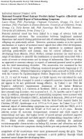 Cover page: Maternal Prenatal Mood Entropy Predicts Infant Negative Affectivity and Maternal and Child Report of Internalizing Symptoms