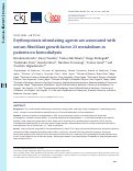 Cover page: Erythropoiesis stimulating agents are associated with serum fibroblast growth factor 23 metabolism in patients on hemodialysis.