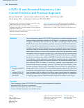 Cover page: COVID-19 and Neonatal Respiratory Care: Current Evidence and Practical Approach