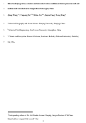 Cover page: Role of underlying surface, rainstorm and antecedent wetness condition on flood responses in small and medium sized watersheds in the Yangtze River Delta region, China