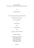 Cover page: The Scale Problem: Food Safety, Scale Politics, and Coherence Deficits in China