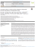 Cover page: Convergent reductive evolution and host adaptation in Mycoavidus bacterial endosymbionts of Mortierellaceae fungi