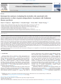 Cover page: Retrospective analyses evaluating the mortality risk associated with pimavanserin or other atypical antipsychotics in patients with Parkinson disease psychosis