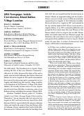 Cover page: 1894 Newspaper Article
Corroborates Island Indian
Village Location