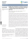 Cover page: Insights into the behavior of nonanoic acid and its conjugate base at the air/water interface through a combined experimental and theoretical approach