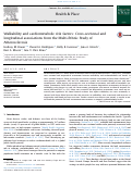 Cover page: Walkability and cardiometabolic risk factors: Cross-sectional and longitudinal associations from the Multi-Ethnic Study of Atherosclerosis