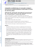 Cover page: Comparative Cost-Effectiveness of Conservative or Intensive Blood Pressure Treatment Guidelines in Adults Aged 35–74 Years