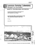 Cover page: Grid Orientation Effects in the Simulation of Cold Water Injection into Depleted Vapor Zones