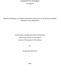 Cover page: Statistical Challenges in Incidence Estimation using Cross-Sectional Data and Multi-Biomarker Assay Algorithms