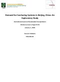Cover page: Demand for Carsharing Systems in Beijing, China: An Exploratory Study