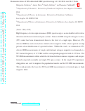 Cover page: Demonstration of NV-detected ESR spectroscopy at 115 GHz and 4.2 T