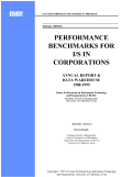 Cover page: Performance Benchmarks for I/S in Corporations (1988-1995)