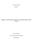 Cover page: Building an Accessible California: The State of Accessible Housing in Rural Northern California