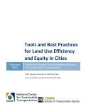 Cover page: Tools and Best Practices for Land Use Efficiency and Equity in Cities