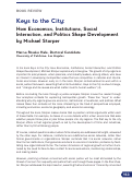 Cover page: Keys to the City: How Economics, Institutions, Social Interaction, and Politics Shape Development by Michael Storper