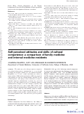 Cover page: Self-perceived attitudes and skills of cultural competence: a comparison of family medicine and internal medicine residents.