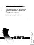 Cover page: Advanced Monitoring Technologies for the Evaluation of Demand-Side Management Program
