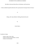 Cover page: The Effects of Increased Exam Time on Performance and Test Anxiety