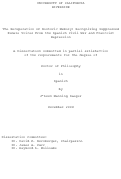 Cover page: The Recuperation of Historic Memory: Recognizing Suppressed Female Voices From the Spanish Civil War and Francoist Repression
