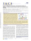 Cover page: Impact of Molecular Architecture and Adsorption Density on Adhesion of Mussel-Inspired Surface Primers with Catechol-Cation Synergy.