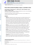 Cover page: Early seizure spread and epilepsy surgery: A systematic review.