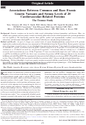 Cover page: Associations Between Common and Rare Exonic Genetic Variants and Serum Levels of 20 Cardiovascular-Related Proteins