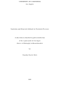 Cover page: Simulation and Numerical Methods for Stochastic Processes