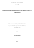 Cover page: Class without consciousness: An analysis of the role of place and income in the 2012 U.S. presidential election