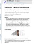 Cover page: Proteomic profiling of Pachyonychia congenita plantar callus