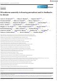 Cover page: Microbiome assembly in thawing permafrost and its feedbacks to climate