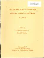 Cover page: The Archaeology of Oak Park, Ventura County, California Volume III