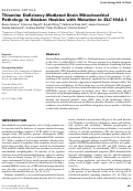 Cover page: Mutations in SLC19A3 cause AHE