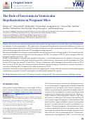 Cover page: The Role of Serotonin in Ventricular Repolarization in Pregnant Mice.