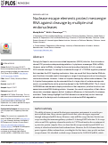 Cover page: Nuclease escape elements protect messenger RNA against cleavage by multiple viral endonucleases