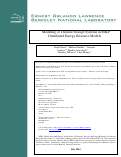 Cover page: Modeling of Thermal Storage Systems in MILP Distributed Energy Resource Models