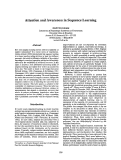 Cover page: Attention and Awareness in Sequence Learning