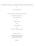 Cover page: Communication Avoidance for Algorithms with Sparse All-to-all Interactions