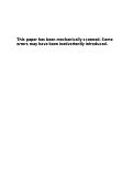 Cover page: Qualitative Analysis on the Performance of Non-uniform Platoons: Report I; Non-uniformities and Performance Issues