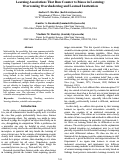 Cover page: Learning Associations That Run Counter to Biases in Learning: Overcoming Overshadowing and Learned Inattention