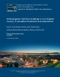 Cover page of Anthropogenic heat from buildings in Los Angeles County: A simulation framework and assessment