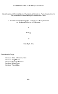 Cover page: Detoxification and Accumulation of Cadmium and Arsenic in Plants : : Implications for Phytoremediation and Limiting Accumulation in Foods