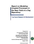 Cover page: Report on Modeling Coupled Processes in the Near Field of a Clay Repository
