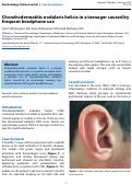 Cover page: Chondrodermatitis nodularis helicis in a teenager caused by frequent headphone use