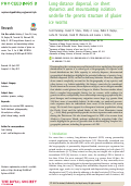 Cover page: Long-distance dispersal, ice sheet dynamics and mountaintop isolation underlie the genetic structure of glacier ice worms.