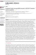 Cover page: Household needs among wildfire survivors in the 2017 Northern California wildfires