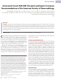 Cover page: Intracranial Vessel Wall MRI: Principles and Expert Consensus Recommendations of the American Society of Neuroradiology