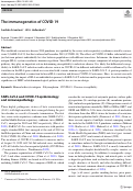 Cover page: The immunogenetics of COVID-19